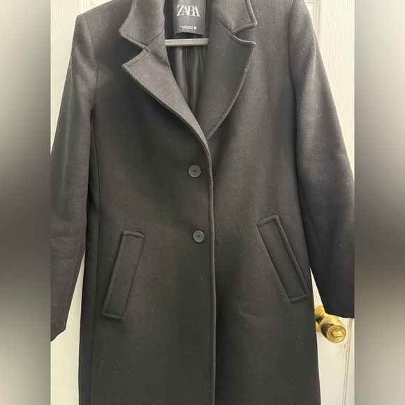Zara Single Breast Pea Coat - Picture 4 of 5